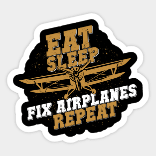 Aircraft Maintenance Technician Airplane Mechanic Sticker